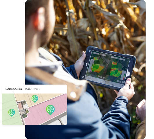 Imagen de monitoreo de cultivos